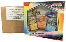 Pokemon Escarlata y Violeta Evoluciones Prismáticas Colección Póster 6 Caja Estuche #ULI