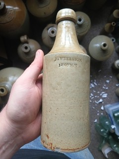 Lincolnshire Porter Bottle Dawber & Son Lincoln