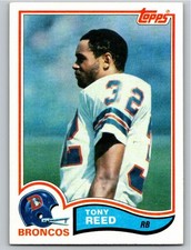 1982 Topps #86 Tony Reed Denver Broncos Free Shipping!