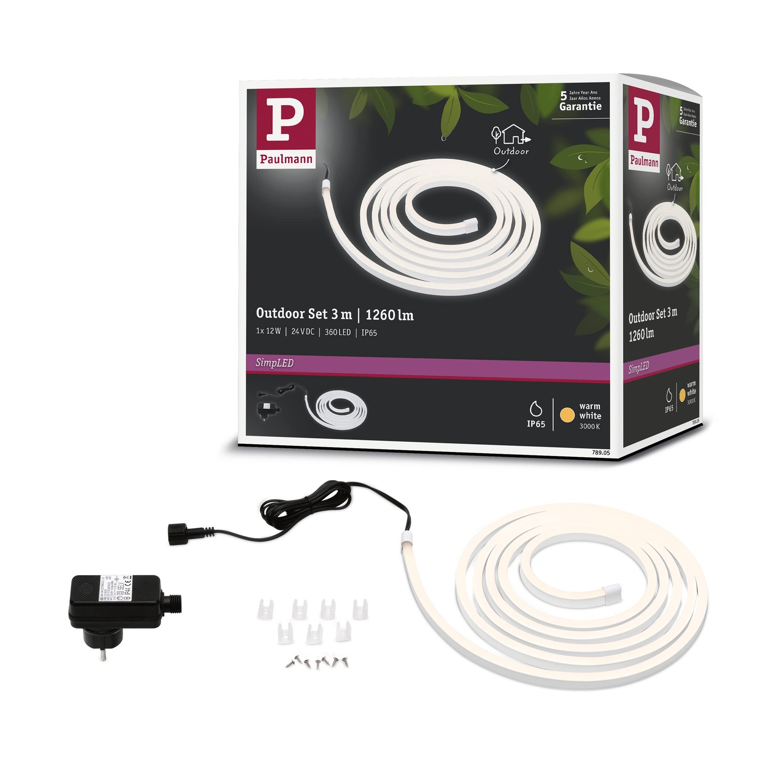 Bande lumineuse d'extérieur 3m SimpLED pour sublimer vos soirées sur la terrasse
