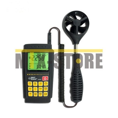 1pc Sensor AR856 AirFlow Anemometer Infrared TemperatureMeter USB Software #qo