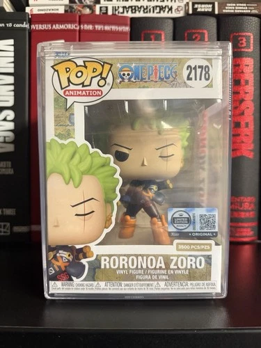 Funko Pop! One Piece: Roronoa Zoro #2178 LE3500 Hot Topic Exclusive W/ Protector