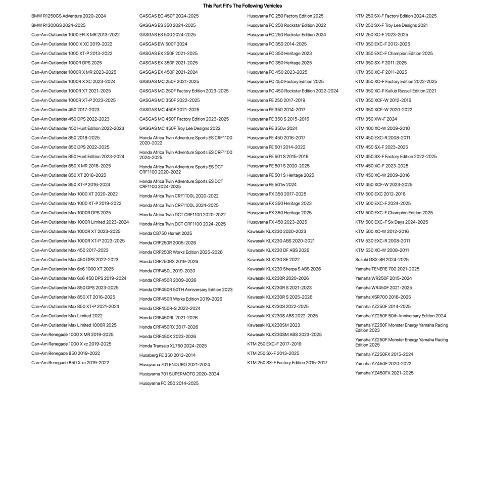 Enchufe de bujía de pared delgada Tusk 14 mm para KTM 530 XC-W 2008-2011 Foto 2 de 2