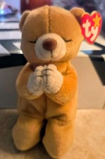 Ty Beanie Babies Hope Bear Plush Beanbag 1998 Ages 3 Age Level 3-4 Years