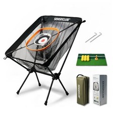Golf Chipping Net with Mat and Balls Indoor Outdoor Practice Target Backyard