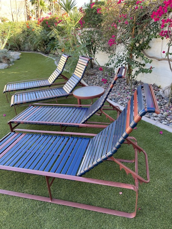 Tropitone Outdoor Patio BRASILIA Chair Table Lounge Vintage 13 Pieces