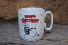 Steinbeck Kaffeebecher "Happy Birthday" mit Schnecken Motiv