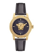 Versace Womens  Gold 38mm Strap Fashion Watch
