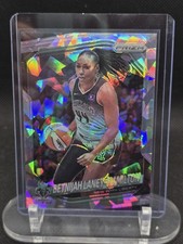 2025 Panini Prizm #114 BETNIJAH LANEY-HAMILTON Cracked Ice Silver Liberty WNBA