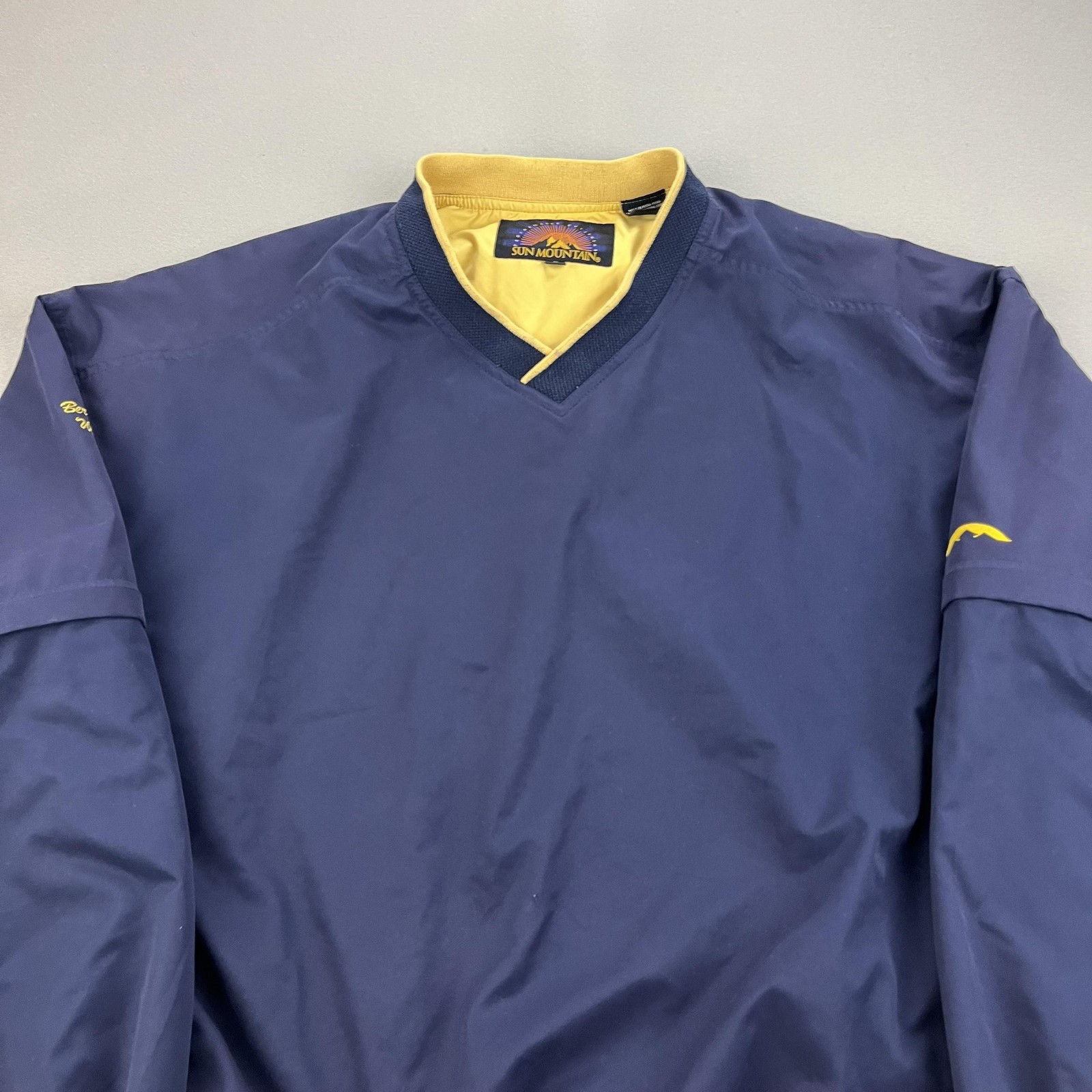 Sun Mountain Pullover Jacket Mens Large Blue Perf… - image 2