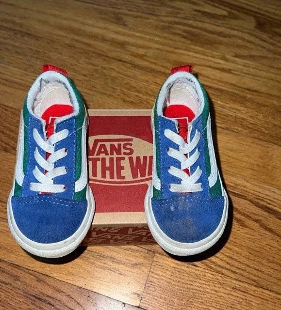 Zapato de encaje elástico VANS Yacht Club Old Skool para niños pequeños talla 5,5 Foto 3 de 4