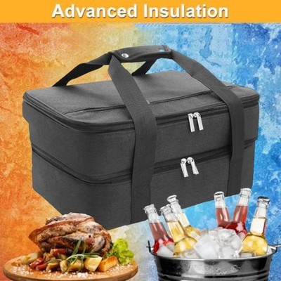 Isolierter Speisetr?ger geeignet f��r Potluck Partys und Outdoor-Events