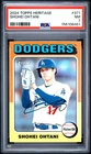 156106461 Shohei Ohtani 2024 Topps Heritage #371 PSA 7
