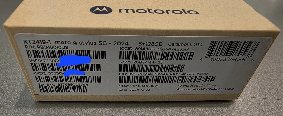 🔥 NEW Motorola Moto G Stylus 5G (2024) 128GB Caramel XT2419-1 (Unlocked) 📦✨ - Image 3 of 4