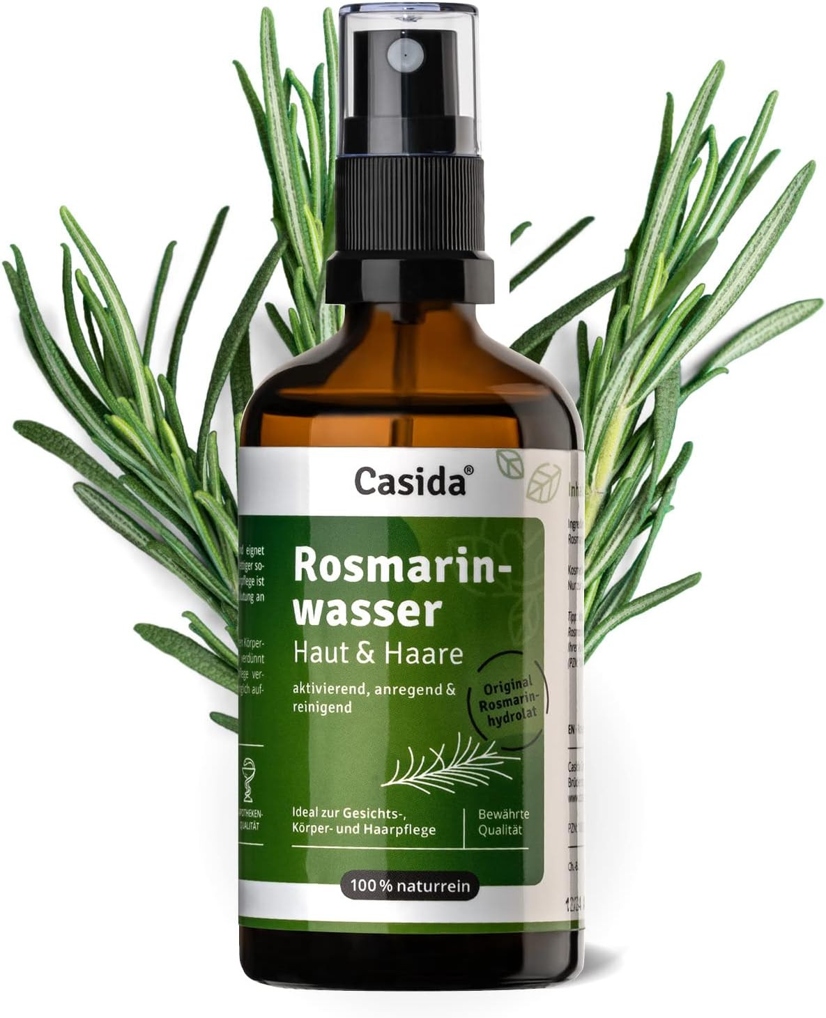 Trattamento Idrolato Rosmarino Capelli e Viso - Acqua Vitalizzante Bio