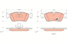Bremsbelagsatz Vorne für BMW E36 E46 Z3 Coupe Roadster Z4 E85 Alpina 90-09