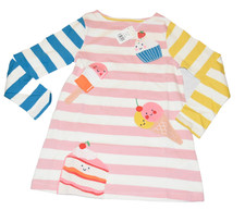 Mini Boden Big Appliqu  Dress Cake Sweets Cupcake NWT New 8-9