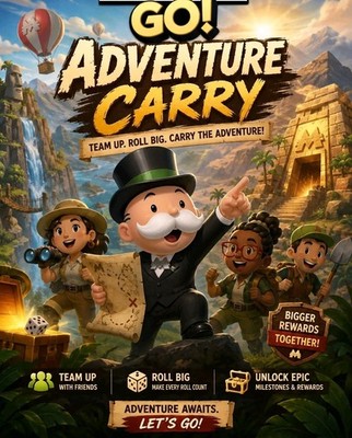 MONOPOLY_GO! Wonderland Adventure Event 4*Slots me-1*slots you.
