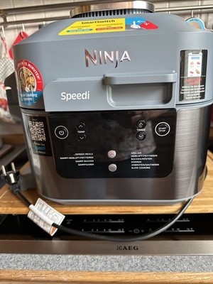 Ninja Schnellkocher Heißluft-Fritteuse 5,7l Speedi Dampfgaren Ai Fry Dörren uvm