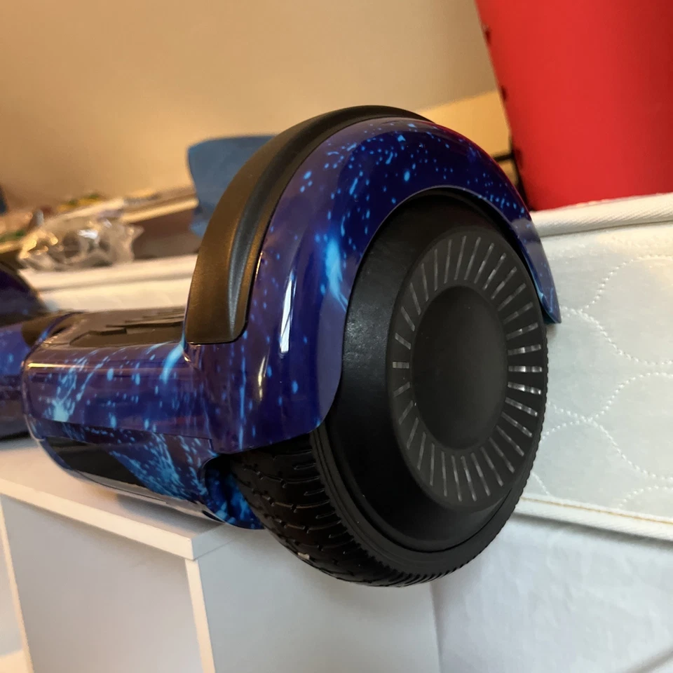 Scooter autoequilibrado, Galaxy Blue Sky Themed HY-A02, 6,5 pulgadas Foto 4 de 4