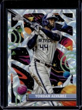 2025 Topps Cosmic Chrome Yordan Alvarez Nucleus Refractor #112 Astros