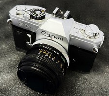 Canon FTb QL  mit  FD 1,8 / 50 mm  Objektiv a...