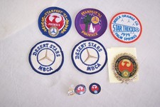 Vintage Mercedes-Benz Club of America Desert Stars Starfest Arizona patches/Pins