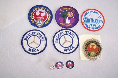 Vintage Mercedes-Benz Club of America Desert Stars Starfest Arizona patches/Pins