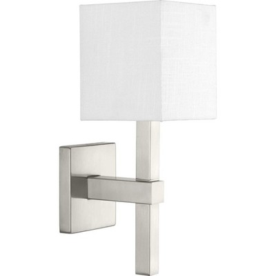 Progress Lighting P710016 Metro 1 Light 15-1/8''H Wall Sconce - Nickel