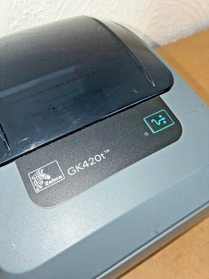 Zebra GK420t Label Printer Thermal Transfer 4" 203dpi USB Serial (OFFERS OK) - Image 2 of 4