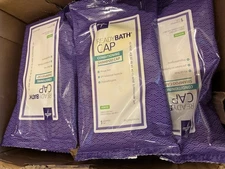 5 pack Medline ReadyBath Rinse-Free Shampoo and Conditioning Caps, - MSC095230