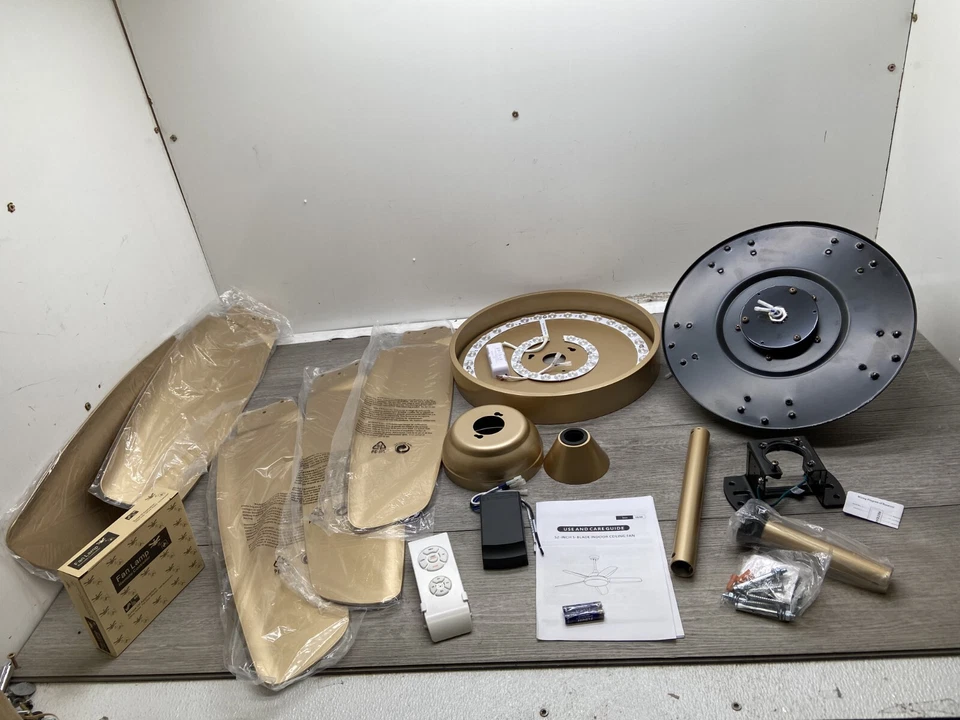 MinkaAire DR548-SI 52 дюйма Потолочный вентилятор для помещений с 5 лопастями - Изображение 2 из 3