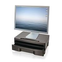 Officemate 2200 Series Monitor Stand With Drawer, Black (22502) , New, Free Ship on sale Officemate 2200 Series Monitor Stand With Drawer, Black (22502) , New, Free Ship on sale