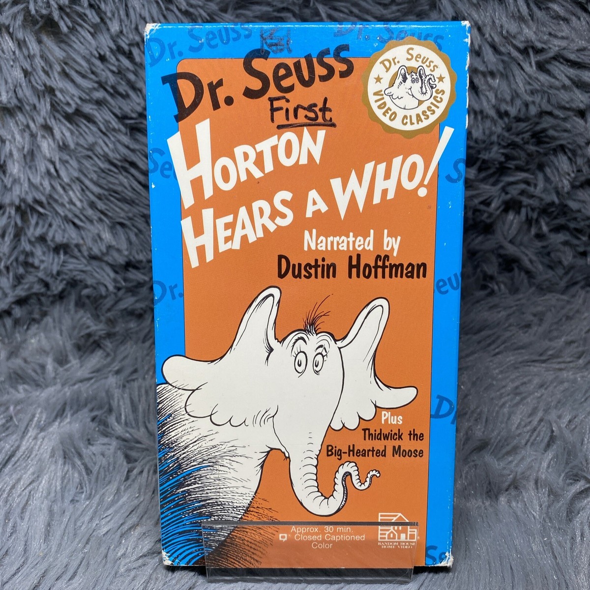 Dr. Seuss - Horton Hears a Who! VHS Tape 1992 Classic Kids Cartoon