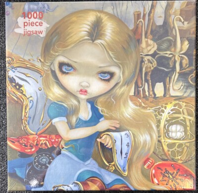 Strangeling Art of Jasmine Becket-Griffith Alice in A Dali 1000 Teile Puzzle Sehr guter Zustand