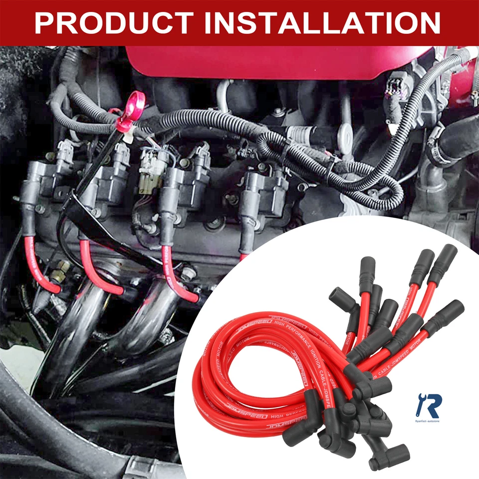 NUEVO Juego de cables de bujía apto para Chevrolet Suburban GMC Savana V8 Pro 9718Q Foto 2 de 4