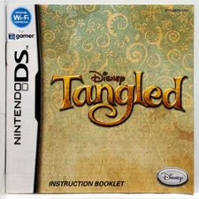 (Manual Only) Tangled - Nintendo DS Pristine Authentic Instruction Booklet Game
