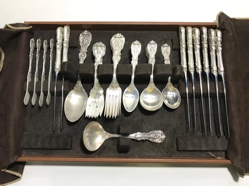 Antique Reed & Barton Sterling Silver Silverware Incomplete Set