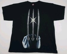 Marvel Mad Engine Wolverine Claw Print T Shirt Vintage Y2k Comic Rare Vtg