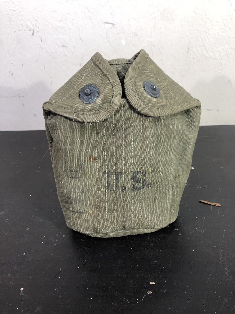 US WW2 M1910 Canteen Cover Jeff QMD 1945 Green | eBay