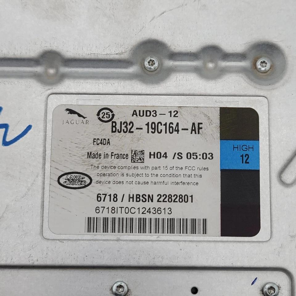 Amplificador de audio estéreo Meridian 2009-2017 Jaguar XF XFR XJL X351 amplificador OEM Foto 4 de 4