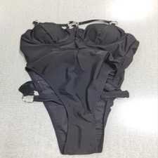 Gothic Black Cross One Piece Swimsuit