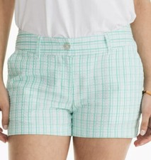 NWT Womens Southern Tide Bermuda Gingham Leah Seersucker Shorts Size 0