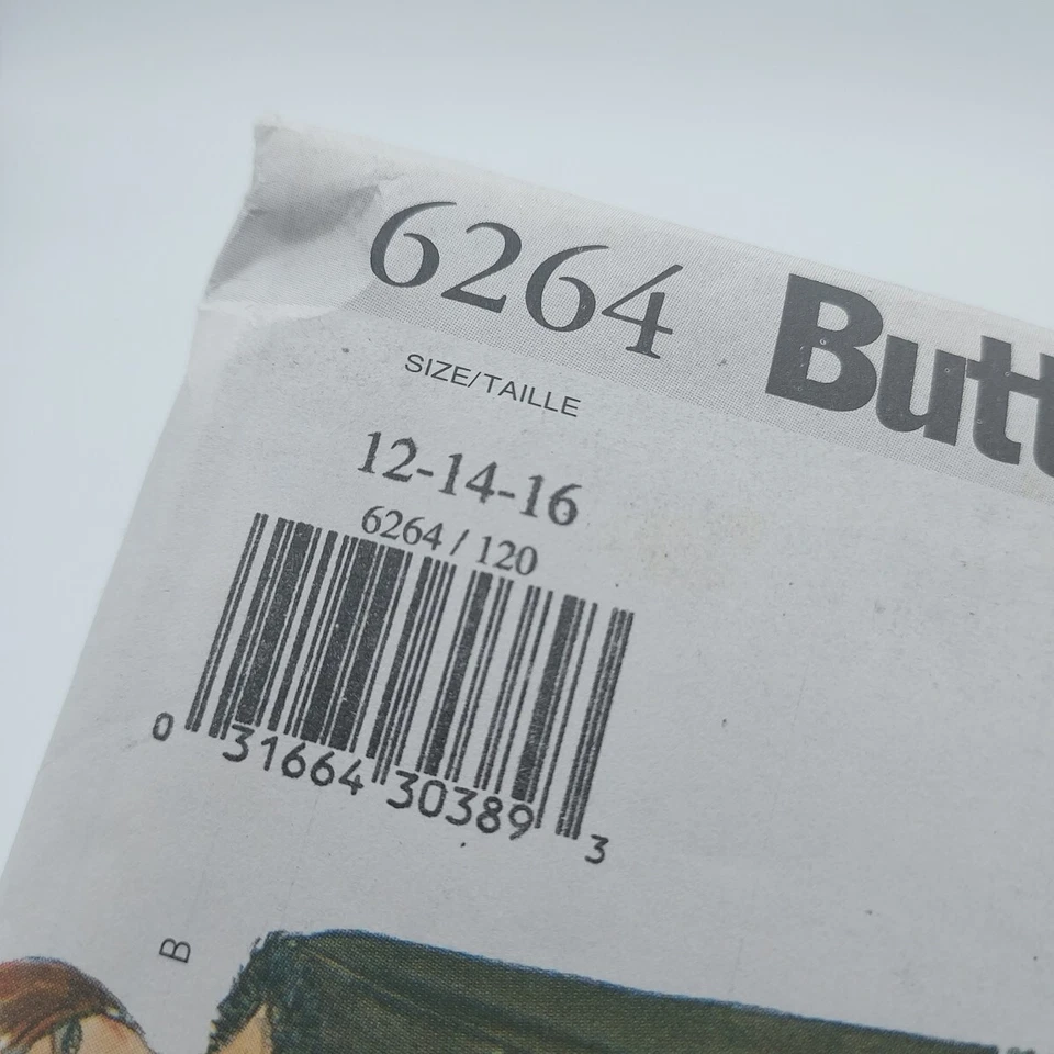 6264 Butterick SEWING Pattern UNCUT Misses 12 14 16 tunic top skirt pants - Image 2 of 3