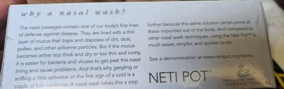 Breathe Easier Himalayan Institute Lead Free Ceramic Neti Pot - Image 4 of 4