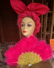 Latest Big Girl's Aso-Oke Auto Gele PINK