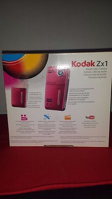 カメラ　Kodak New in Box - Kodak Zx1 Pocket Camcorder - Black - 04177455019 | eBay
