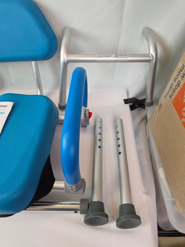 Silla de Ducha Deslizante Bañera Banco de Transferencia con Asiento Giratorio 360° Adulto Anciano NUEVO - Imagen 17 de 21