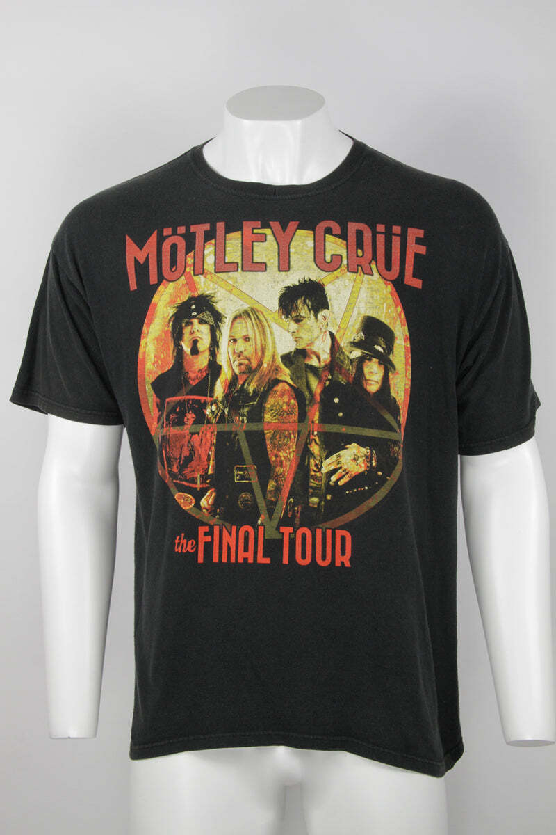 Vintage Motley Crue 'The final tour' Short Sleeve Black t-shirt