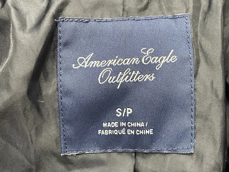Chaqueta de piel sintética negra American Eagle Outfitters para mujer talla S suave cálida difusa Foto 2 de 4